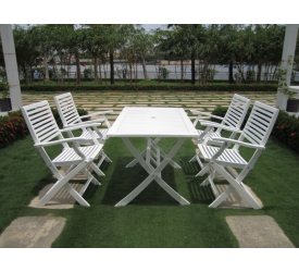 Kartano dining set with 4 chairs